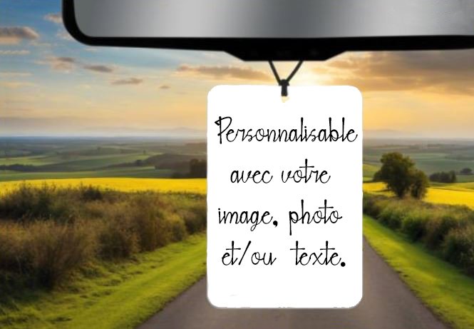 Désodorisant tissu personnalisé avec photo