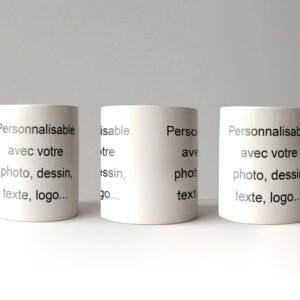 Mug personnalisé 330 ml avec photo, prénom ou message – Cadeau unique fabriqué artisanalement
