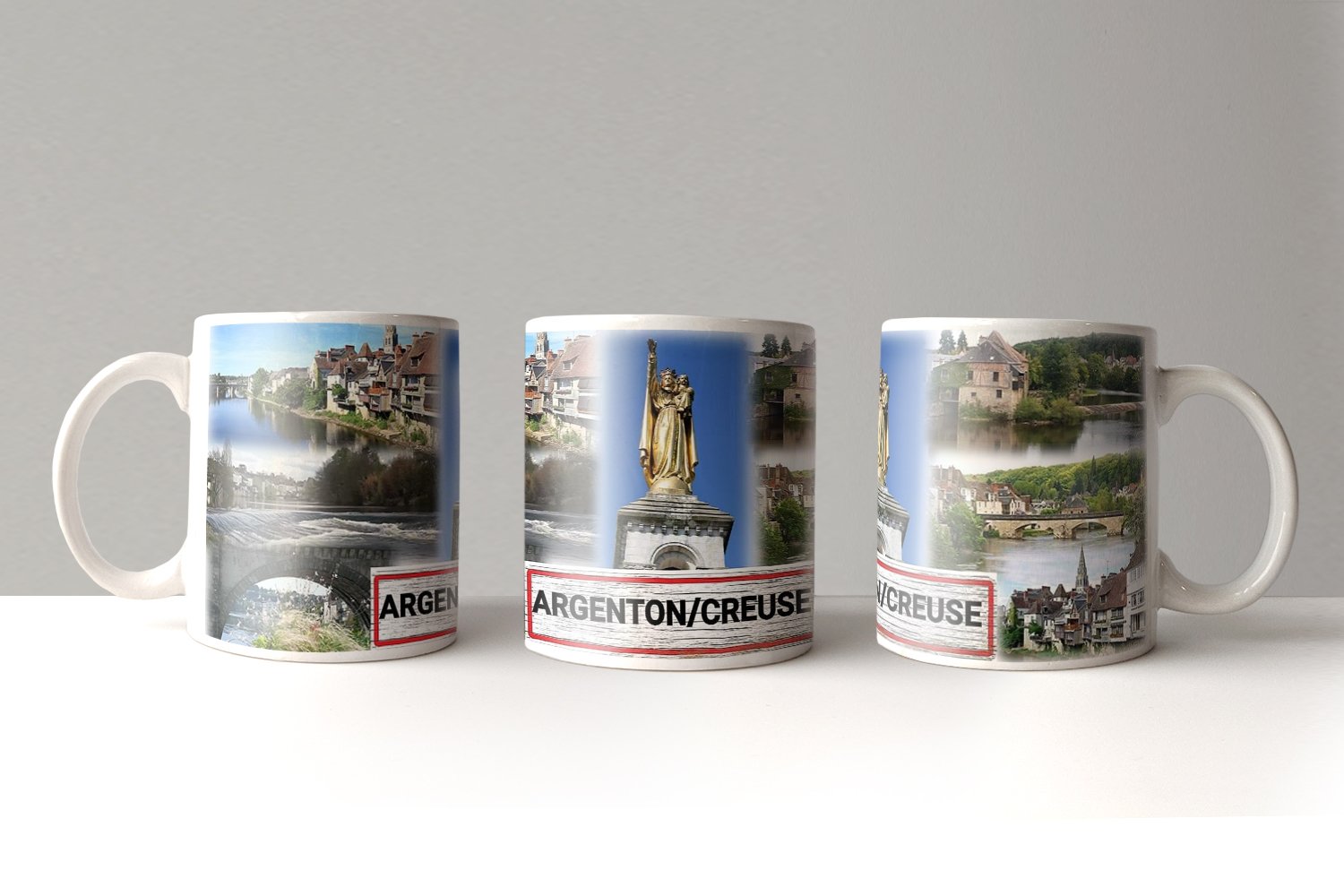 Exemple de mug imprimé pour montrer une personnalisation possible.