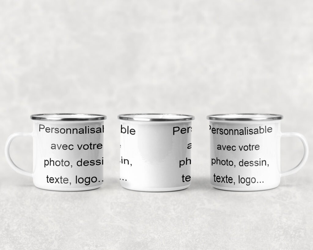 mug émaillé personnalisé