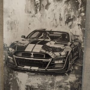 Toile de peintre gravée au laser – Originalité et élégance au format 24x30 cm