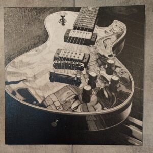 Toiles de peintre carrées gravées au laser – L’art rencontre la précision