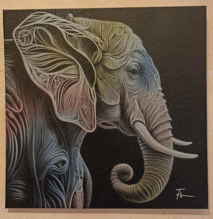Toile de peintre gravée personnalisée 25 × 25 cm – Photo ou motif – Image 9