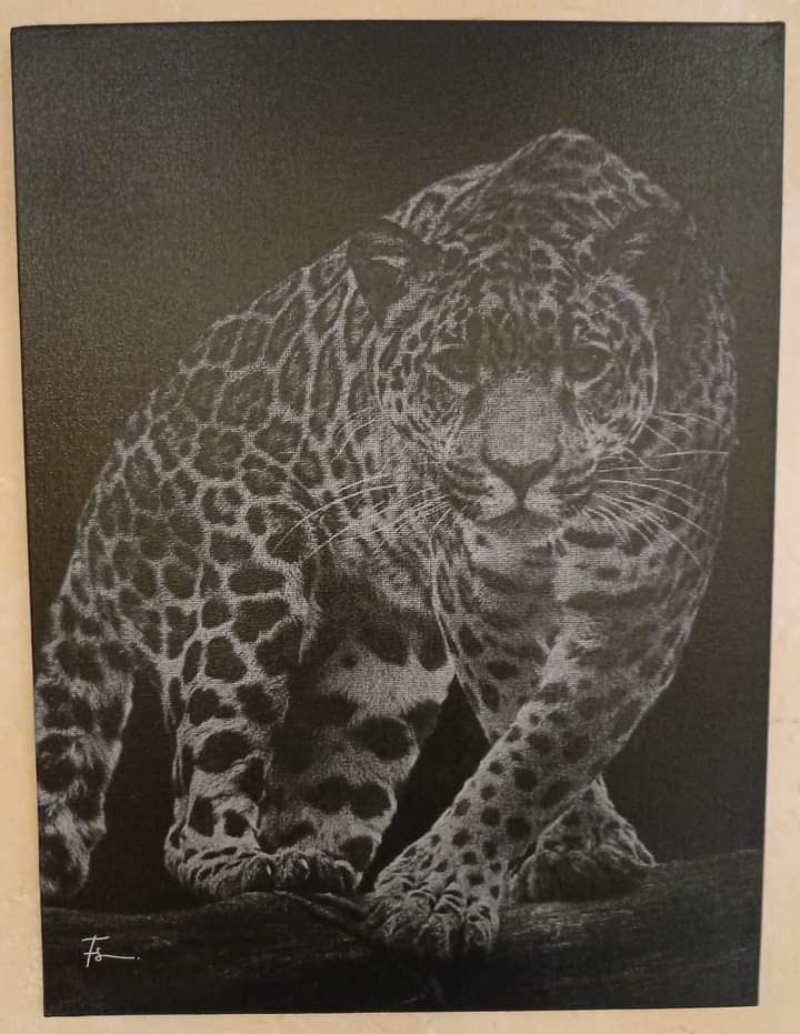 Toile gravée personnalisée 30 × 40 cm – Photo ou motif – Image 2
