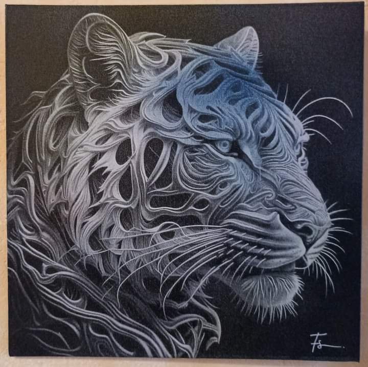 Toile de peintre gravée personnalisée 25 × 25 cm – Photo ou motif – Image 8