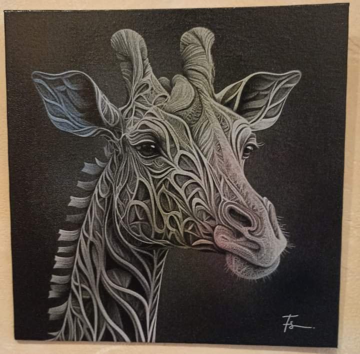 Toile de peintre gravée personnalisée 25 × 25 cm – Photo ou motif – Image 6