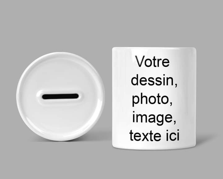 tirelire personnalisée avec photo
